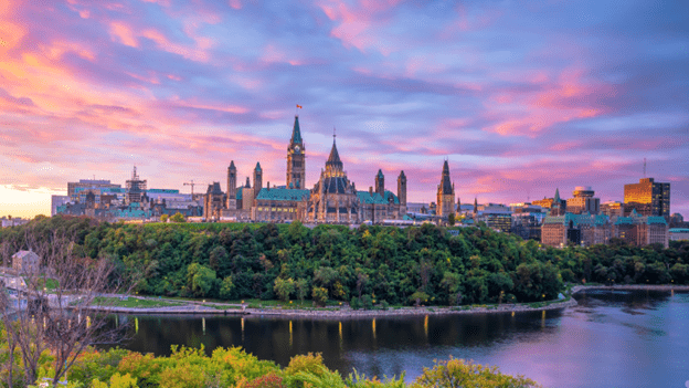 Nurse viewing downtown Ottawa — Goodwill Staffing